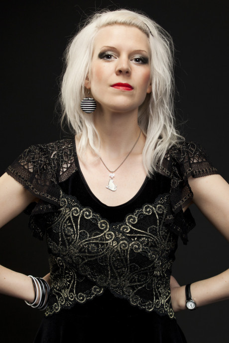 Marie Bj&ouml;rk, fotograferad av bokens andre upphovsmakare Gabriel Liljevall.
