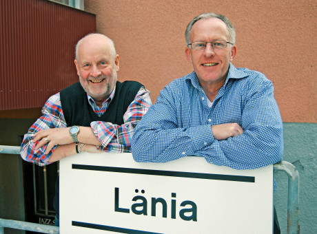 Anders R&ouml;stlund och Olle Hansson p&aring; L&auml;nia i G&auml;vle.