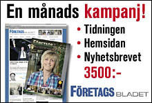 F&ouml;retagsbladet m&aring;nadskampanj