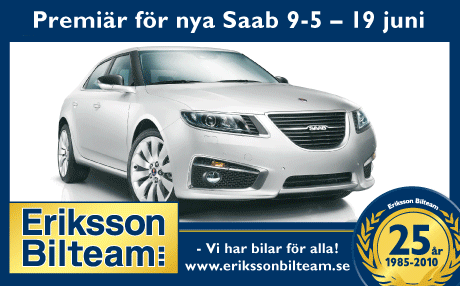 Premiär för Saab 9-5